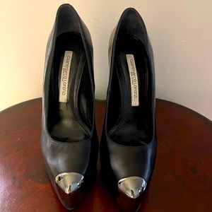Black woman’s high heel shoes brand new Gianmarco Lorenzi